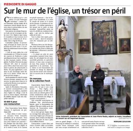 Article Corse matin du 06 décembre 2021